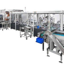 Battery module assembly system Battery module assembly system