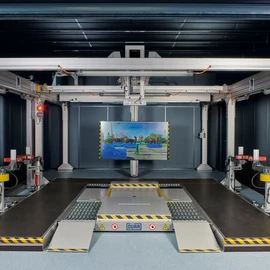 x-around multi-sensor calibration test stand