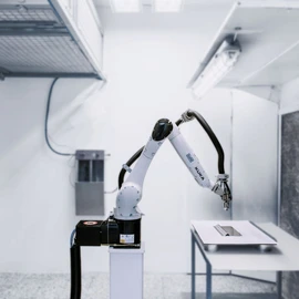 Ready2spray robot RP10 R1100 painting robot is fully equipped with certified application technology