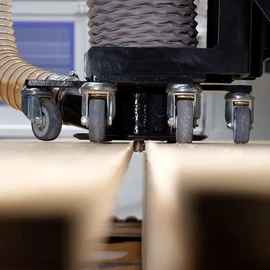 CNC technology in timber construction Precise routing of panels in timber frame construction