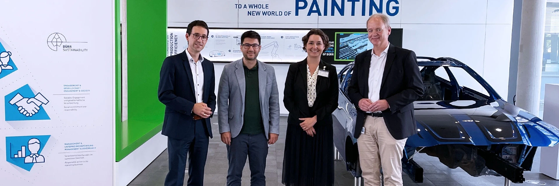 Hanjo Hermann, Tayfun Tok, Dr. Sandra Detzer und Dr. Hannes Schmüser (v.l.n.r.)