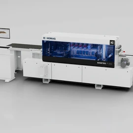 Edge banding machine EDGETEQ P-200 Edge processing with brilliant four-color printing