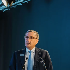 Dr. Jochen Weyrauch bei der Hauptversammlung der Dürr AG in 2023
