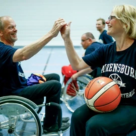 wheelchair users who play basketball