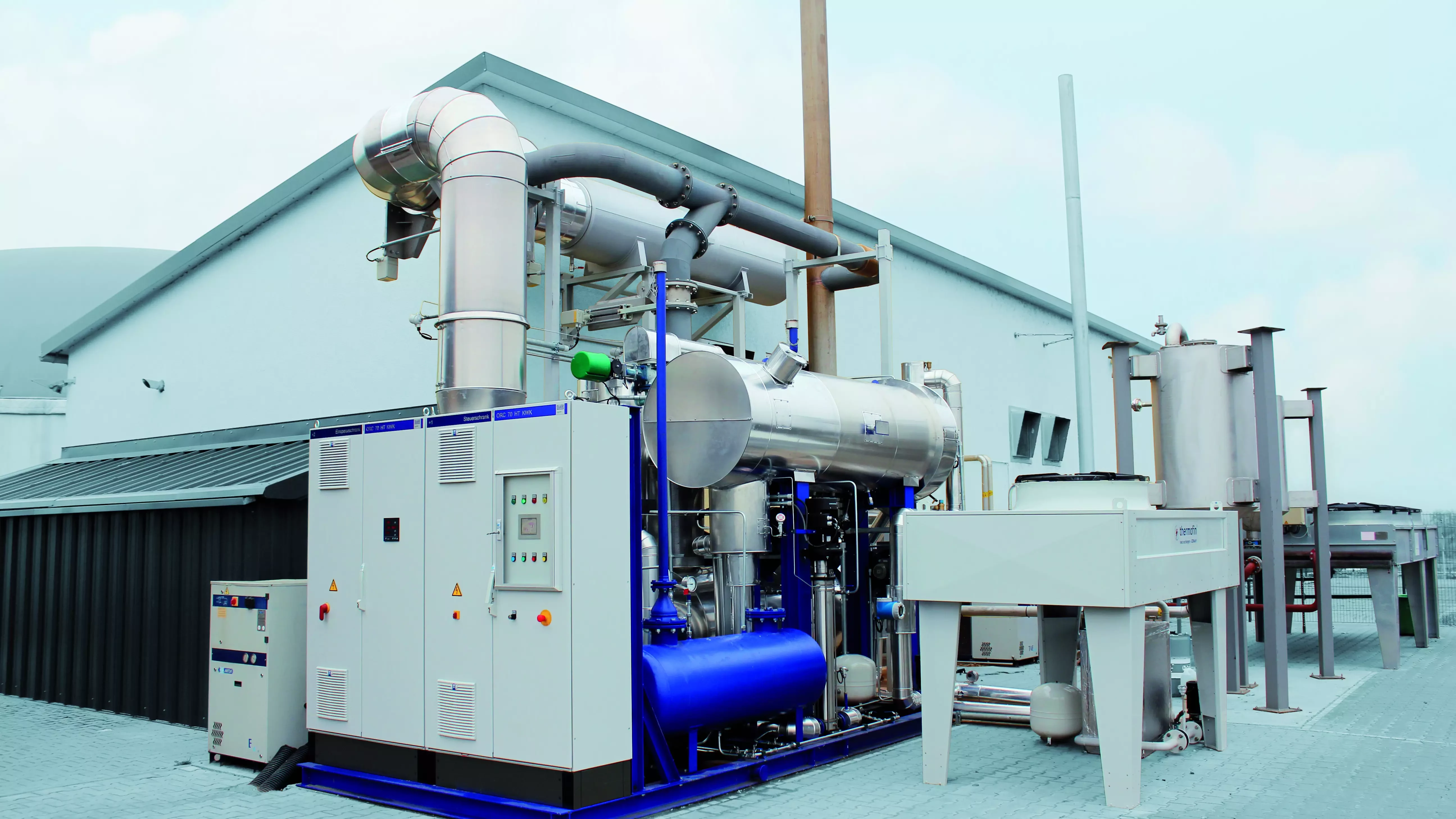 Installed ORC system in Groß-Gerau