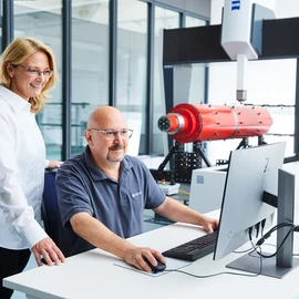 Schenck Green Technology Center Measuring room with three high-precision coordinate measuring machines